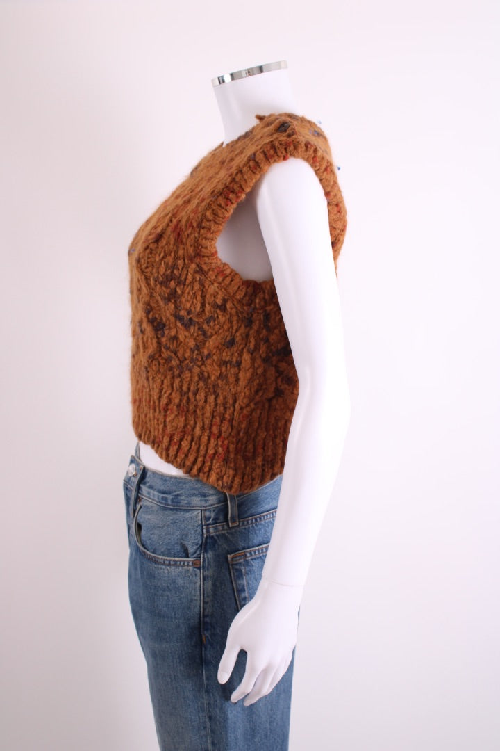 YMC Knit Top Mustard XS