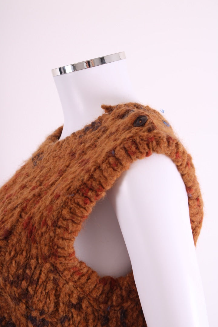 YMC Knit Top Mustard XS