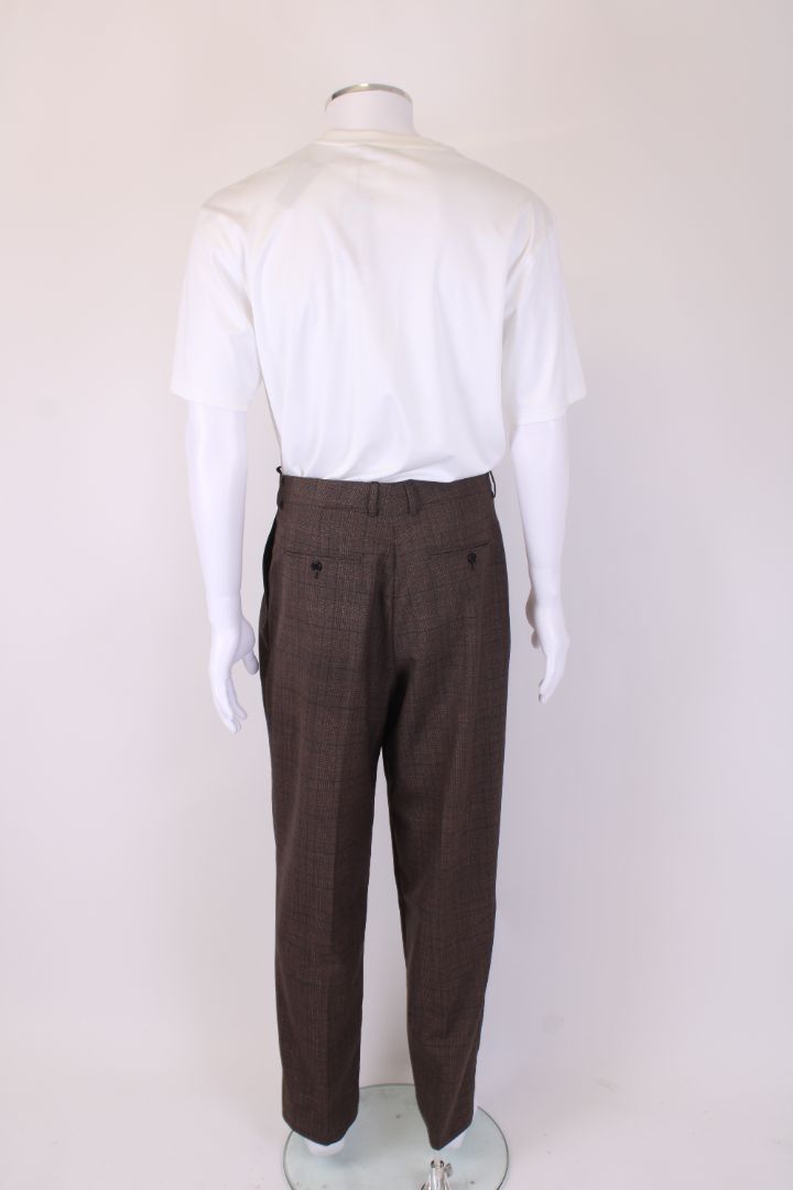 Celine Straight Leg Trousers Brown L