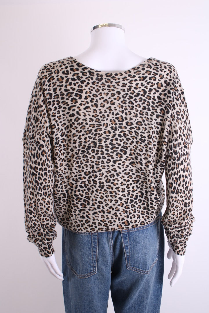 Zadig & Voltaire Cashmere Jumper Leopard Print L
