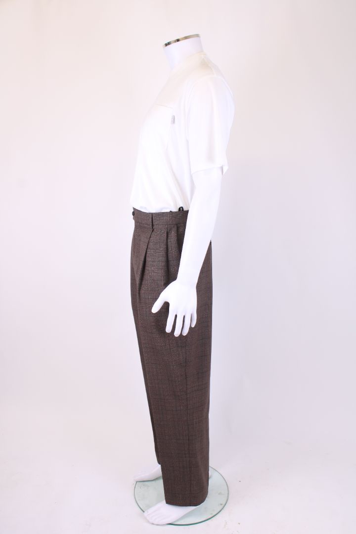 Celine Straight Leg Trousers Brown L