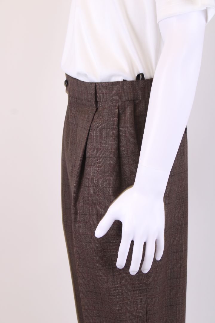 Celine Straight Leg Trousers Brown L