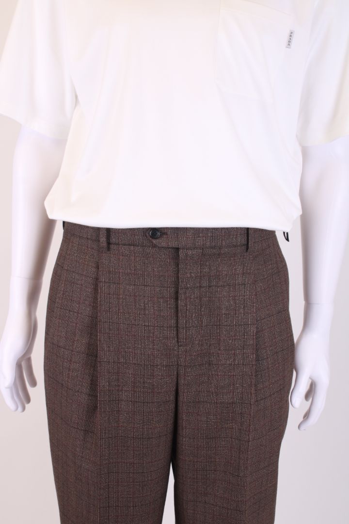 Celine Straight Leg Trousers Brown L