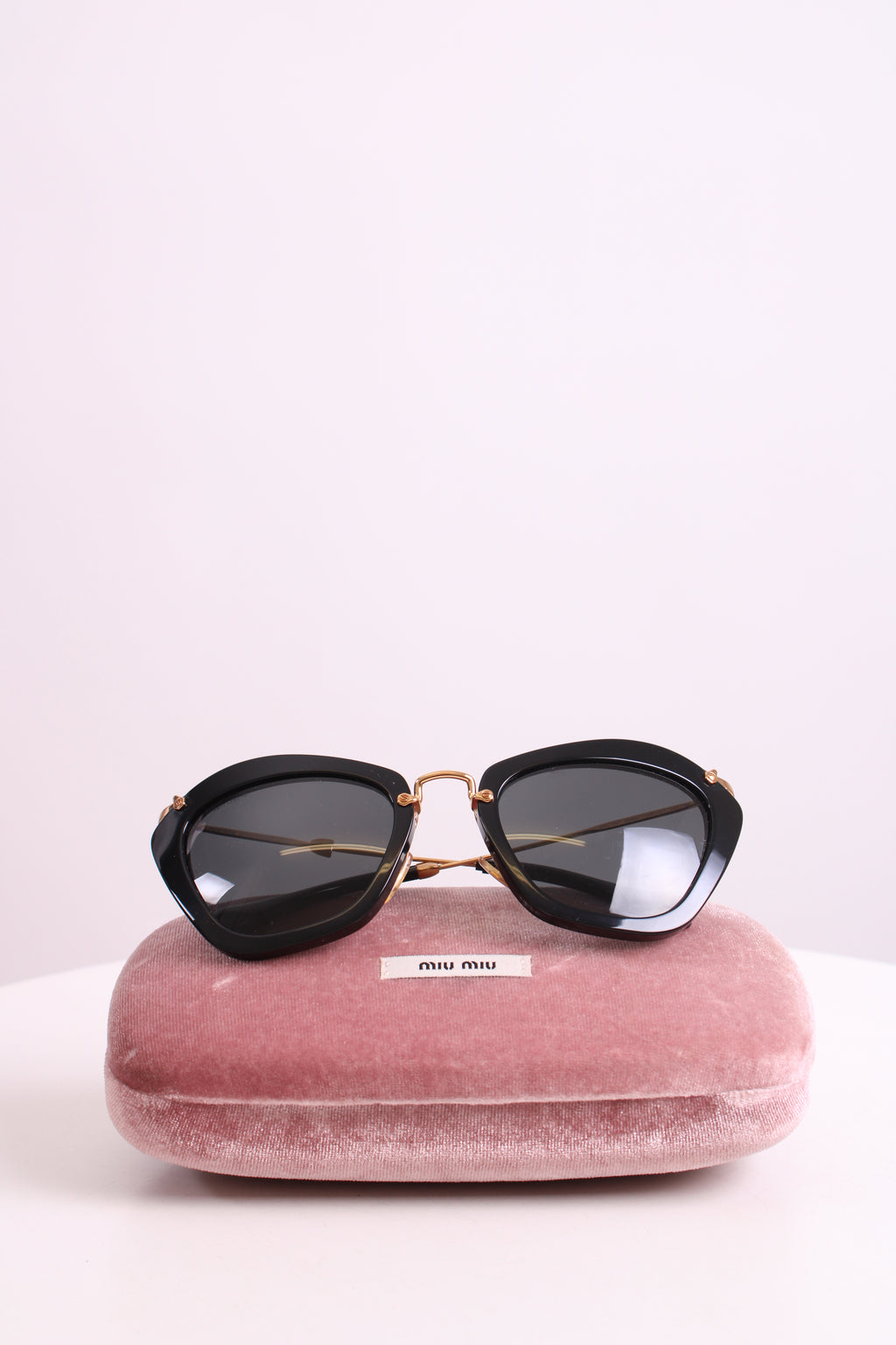 Miu Miu Cat Eye Sunglasses Black