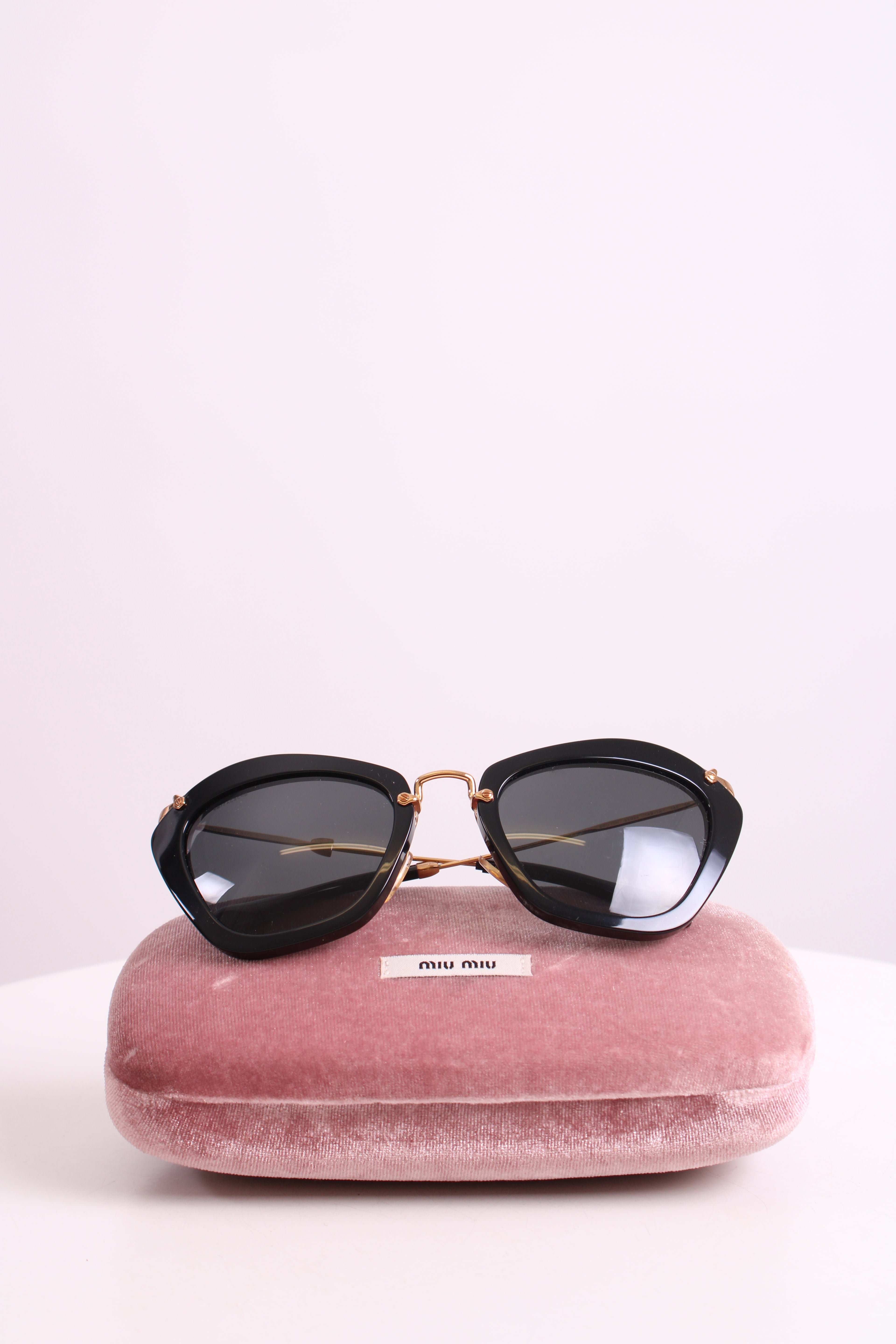 Miu Miu Cat Eye Sunglasses Black