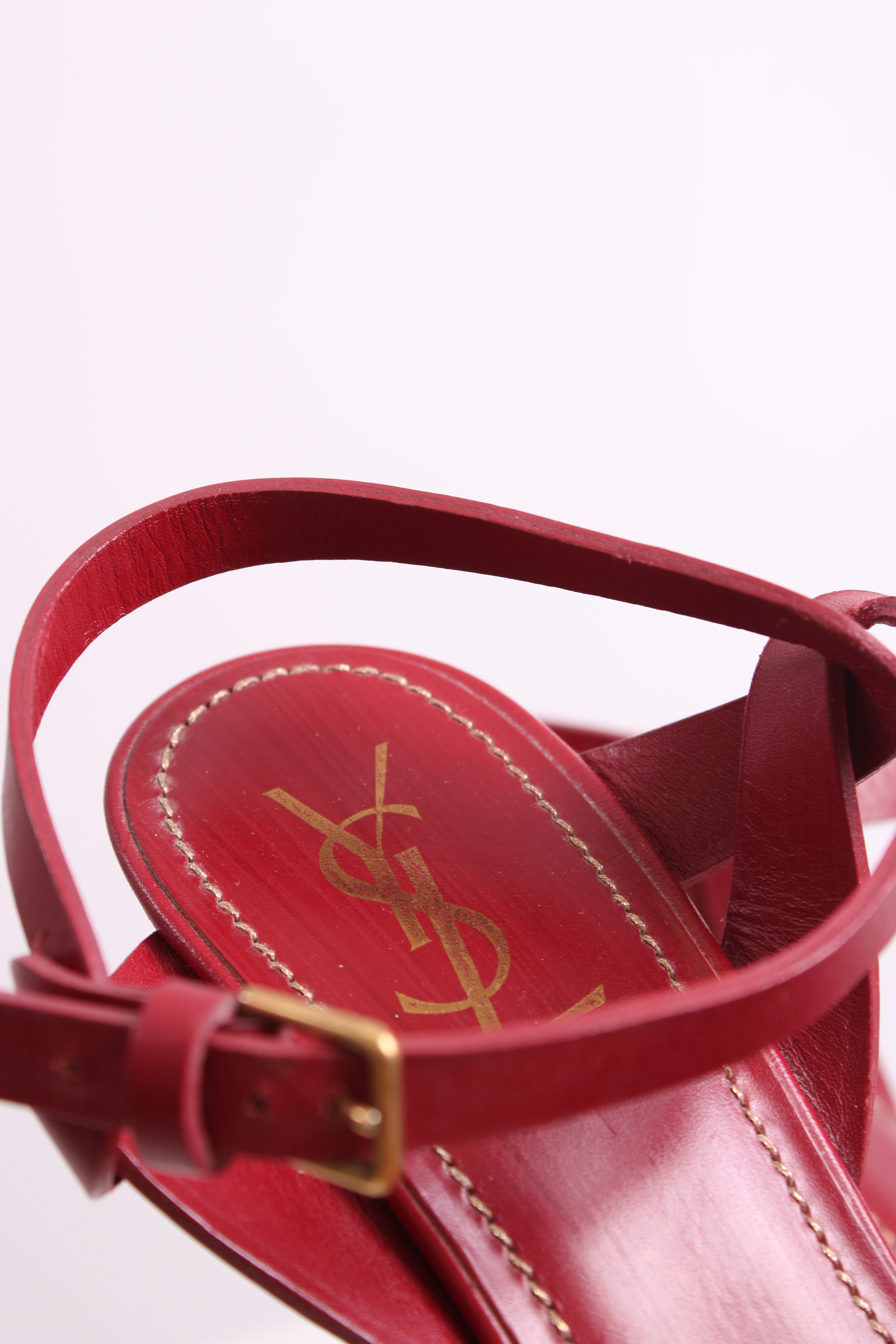 Yves Saint Laurent Tribute 75 Heels Red 38