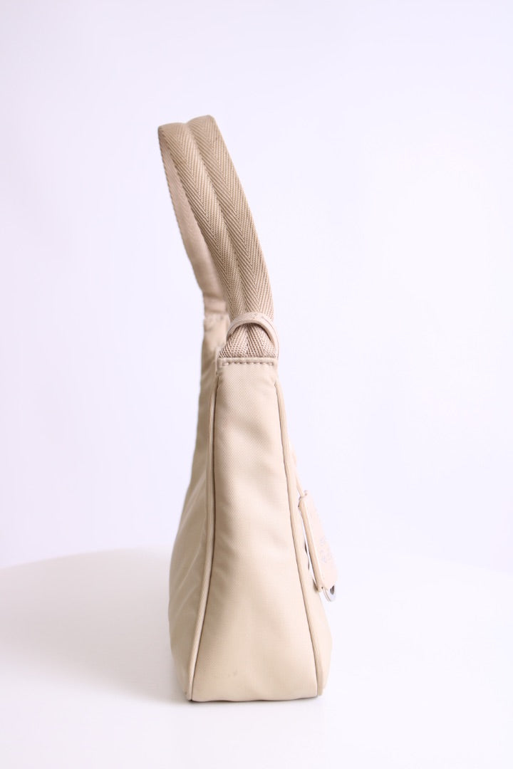Beige Prada Nylon Mini RE 2000 Bag