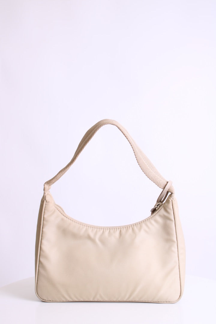 Beige Prada Nylon Mini RE 2000 Bag