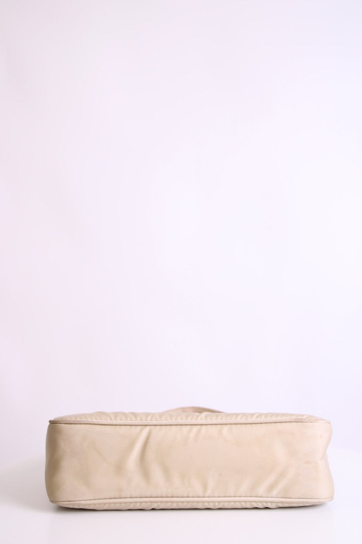 Beige Prada Nylon Mini RE 2000 Bag