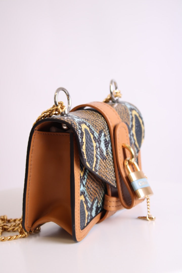 Snake Print Chloe Aby bag