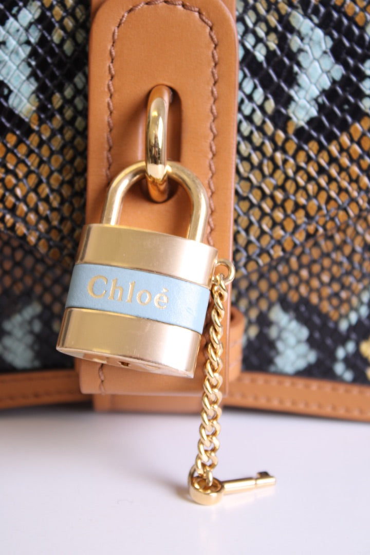 Snake Print Chloe Aby bag