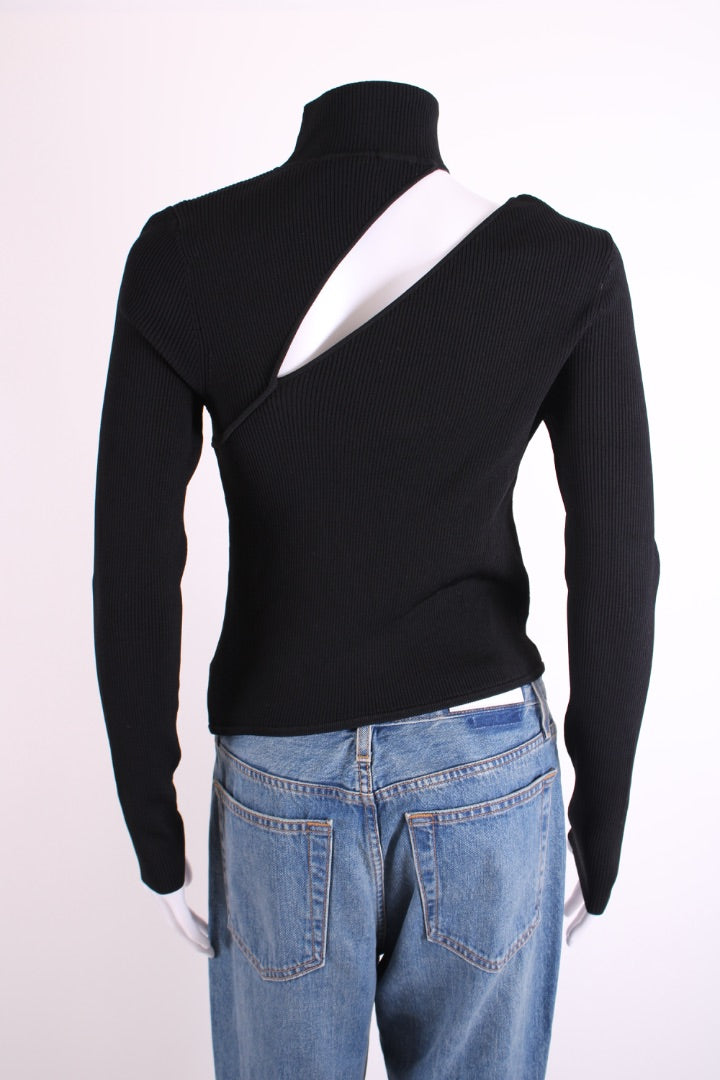 Cult Gaia Cut out Top Black M