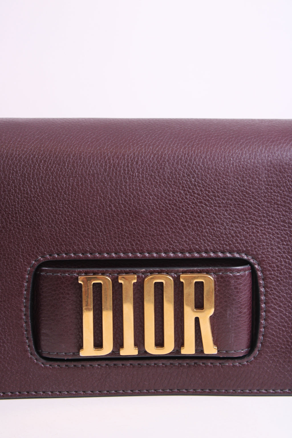Christian Dior Dio(r)evolution Flap Bag Burgundy