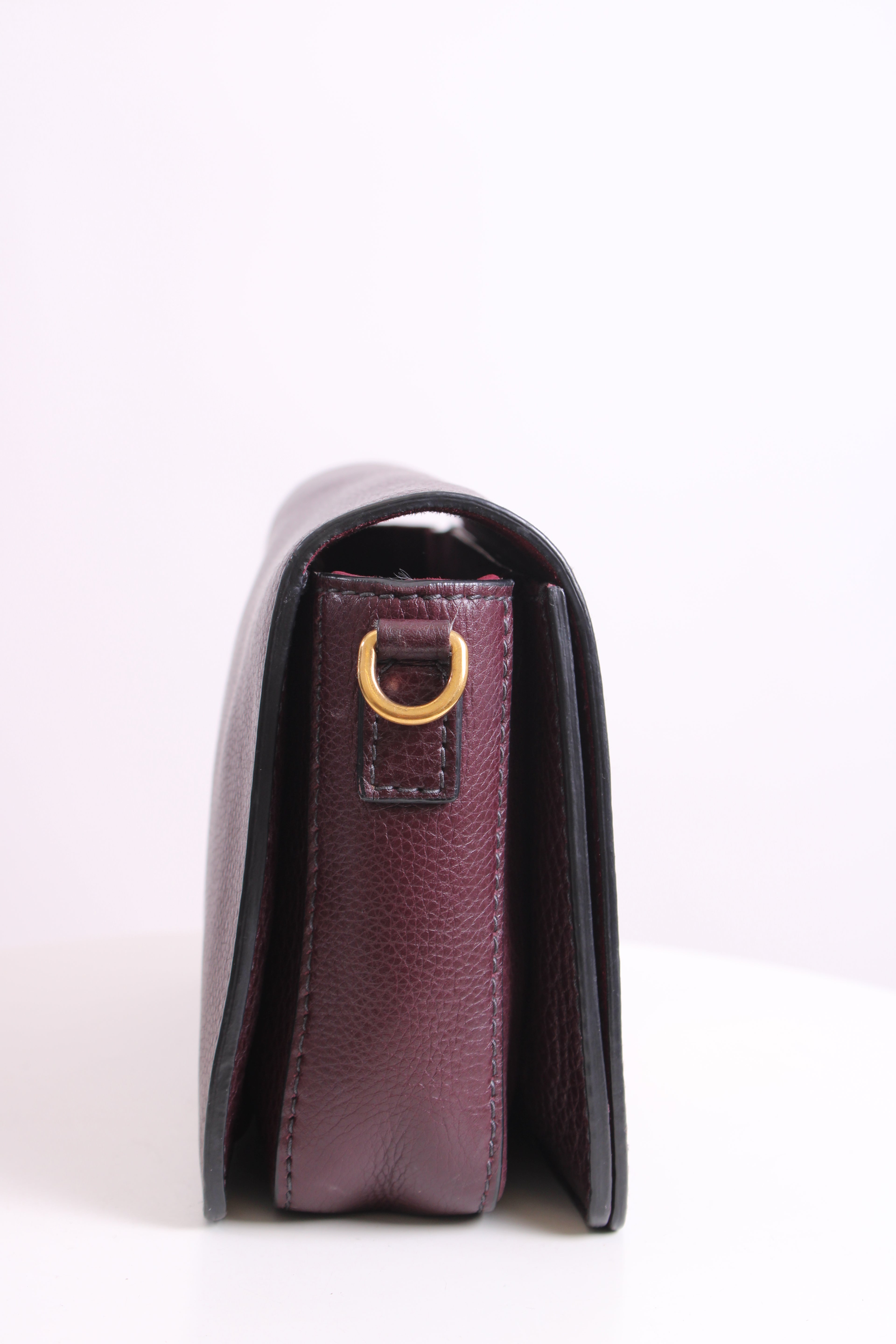 Christian Dior Dio(r)evolution Flap Bag Burgundy