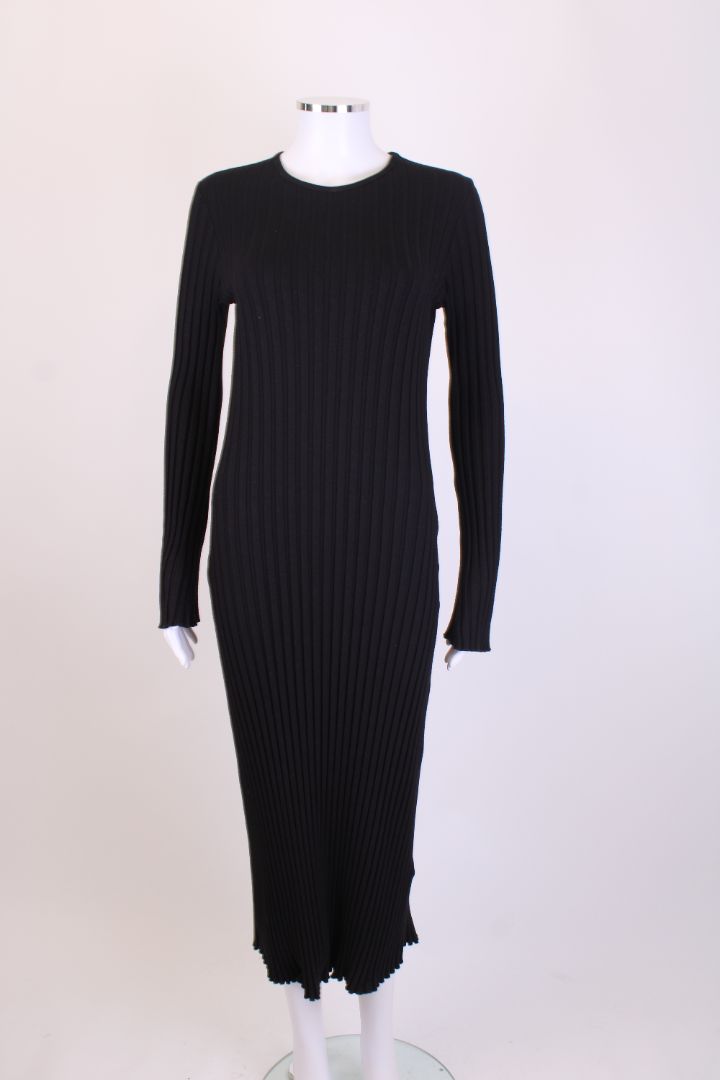 Simon Miller L/S Rib Knit Dress Black M