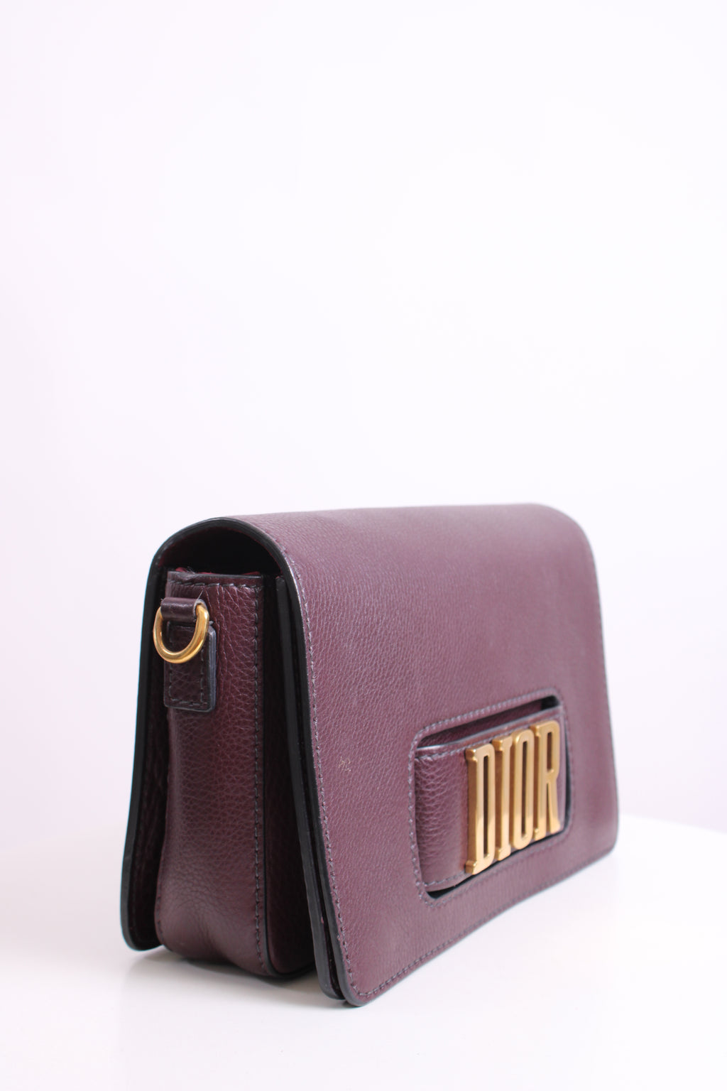 Christian Dior Dio(r)evolution Flap Bag Burgundy