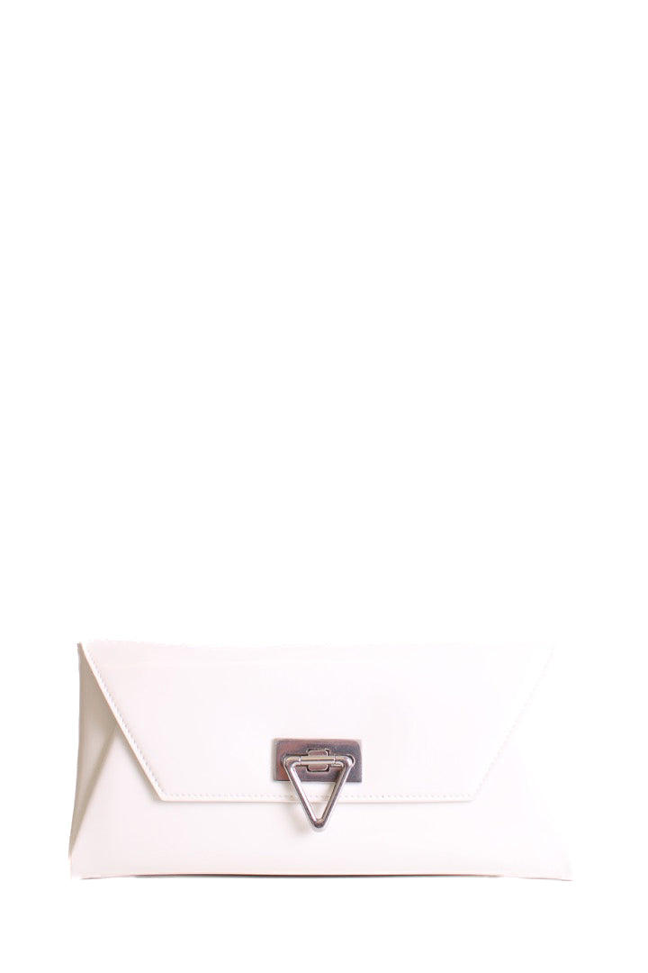 White Bottega Veneta Clutch