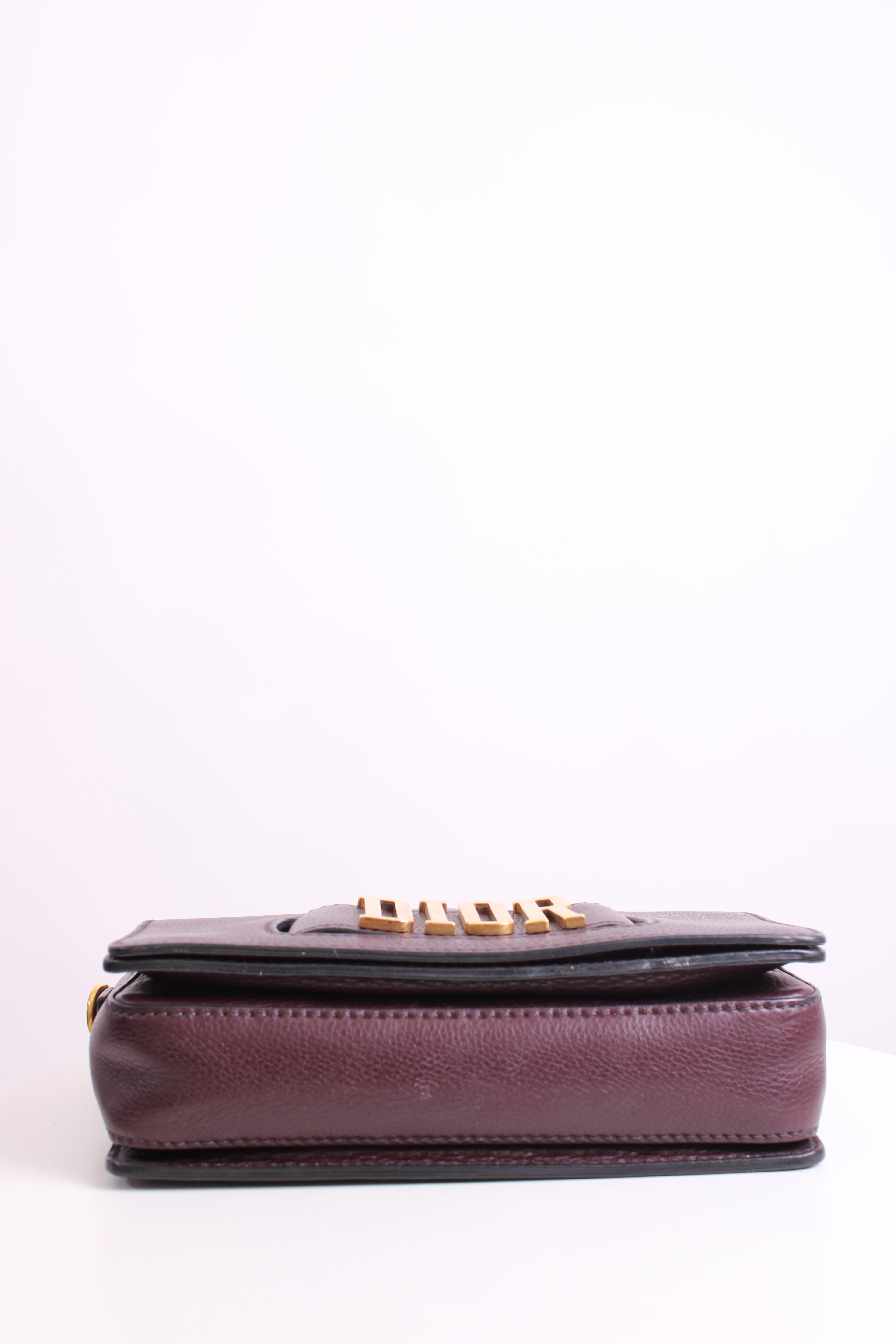 Christian Dior Dio(r)evolution Flap Bag Burgundy