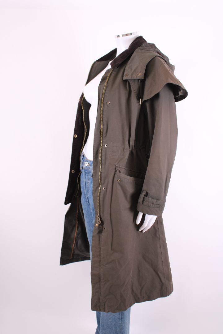 Joules Hooded Rain Coat Khaki 6