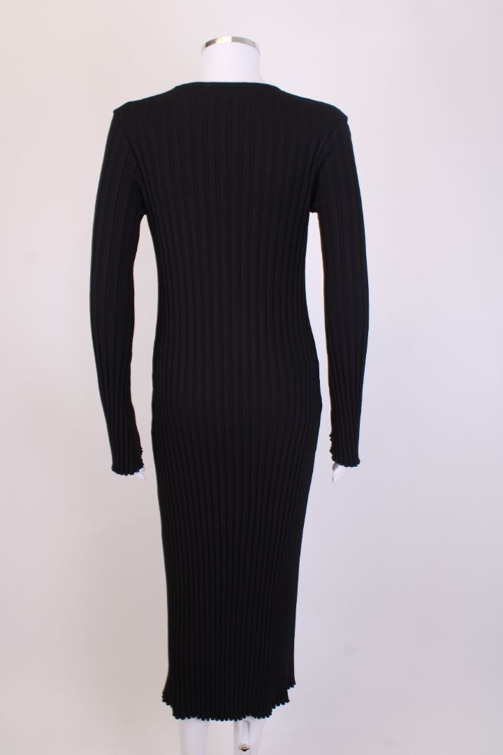 Simon Miller L/S Rib Knit Dress Black M