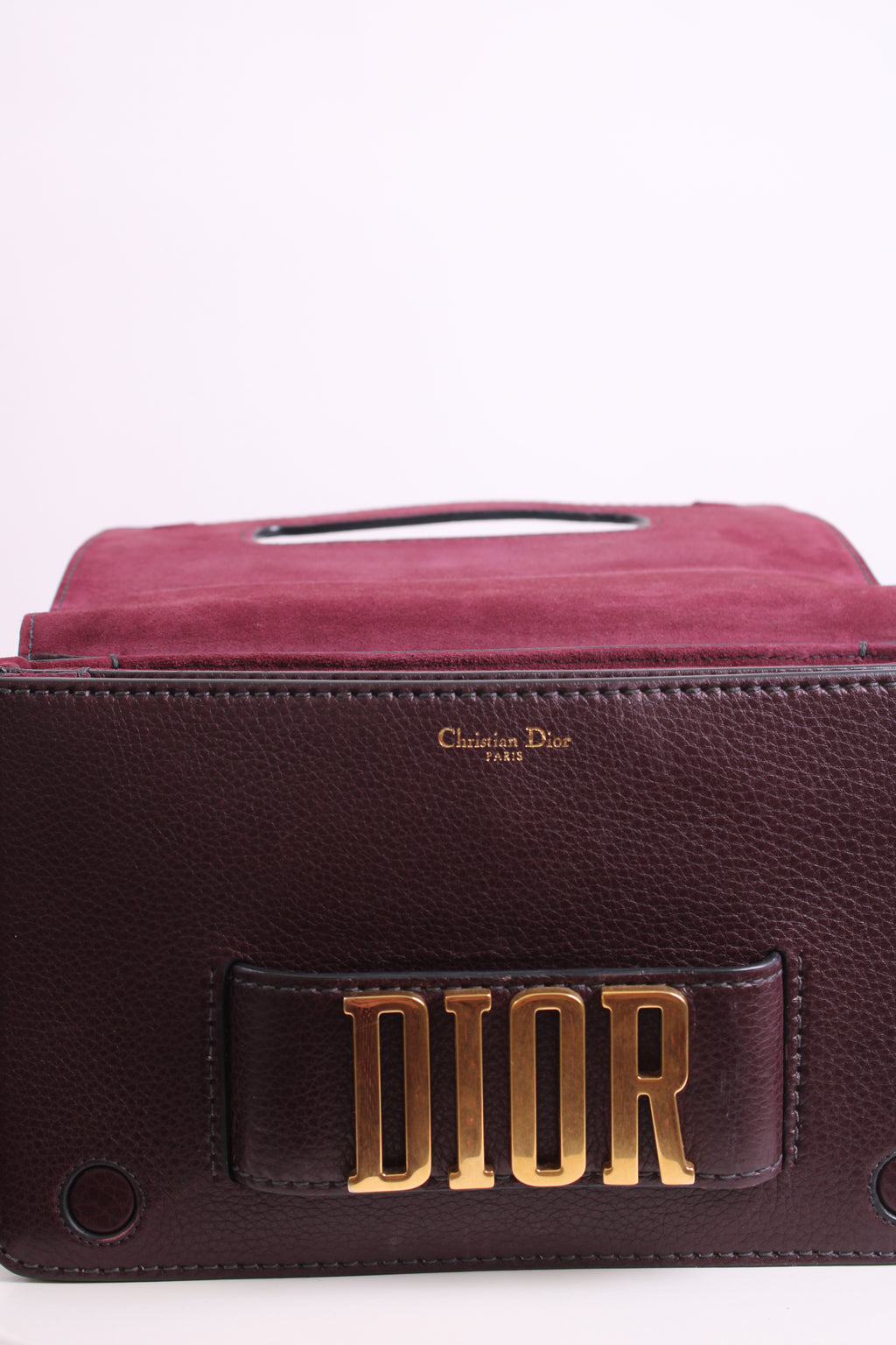Christian Dior Dio(r)evolution Flap Bag Burgundy