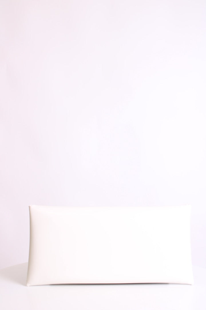 White Bottega Veneta Clutch