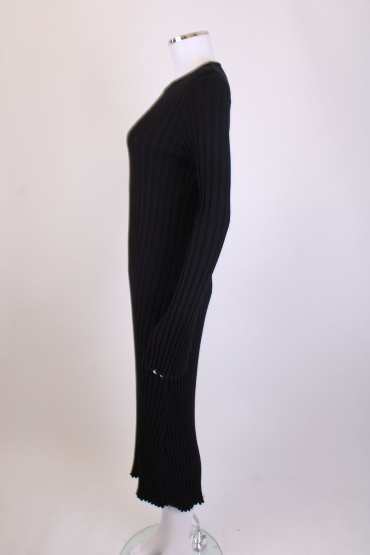 Simon Miller L/S Rib Knit Dress Black M