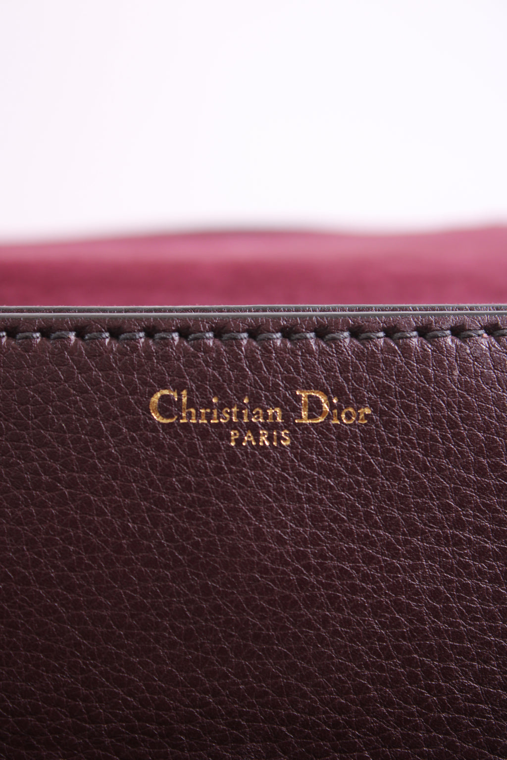 Christian Dior Dio(r)evolution Flap Bag Burgundy