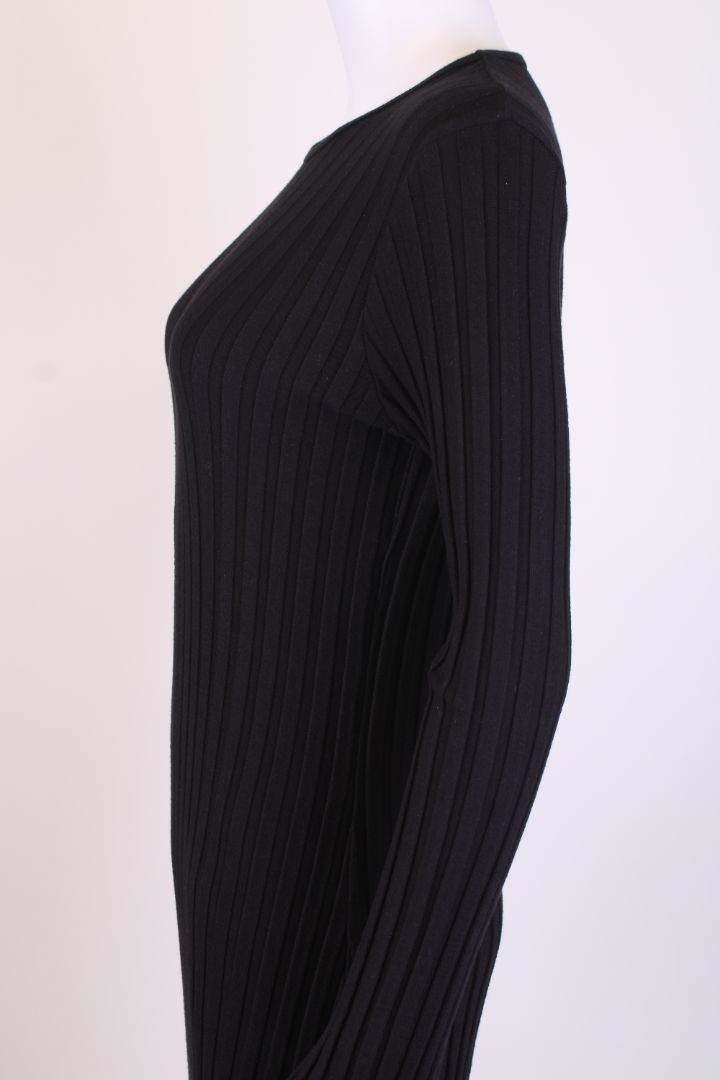 Simon Miller L/S Rib Knit Dress Black M