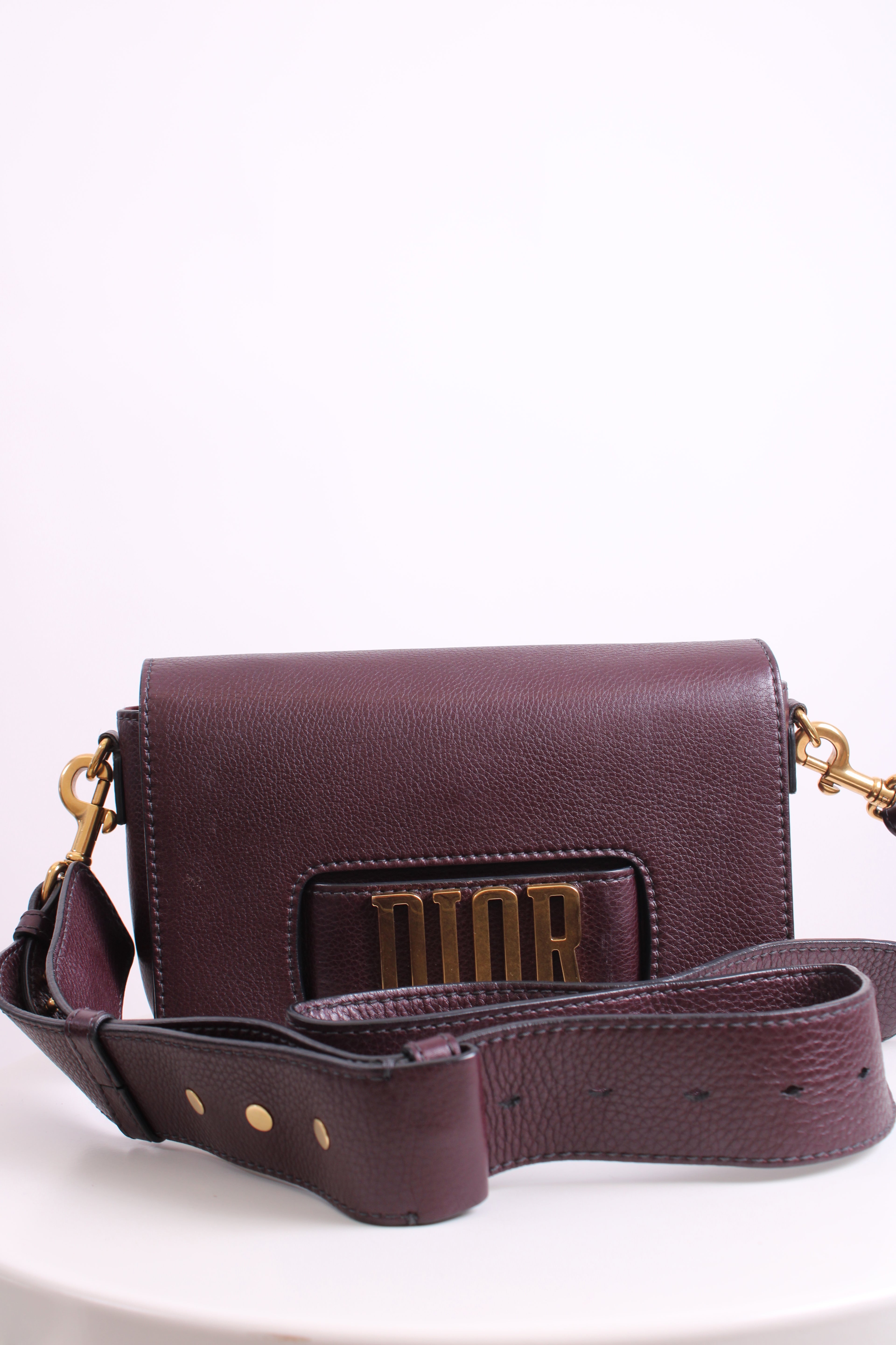 Christian Dior Dio(r)evolution Flap Bag Burgundy