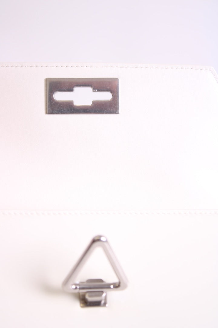 White Bottega Veneta Clutch