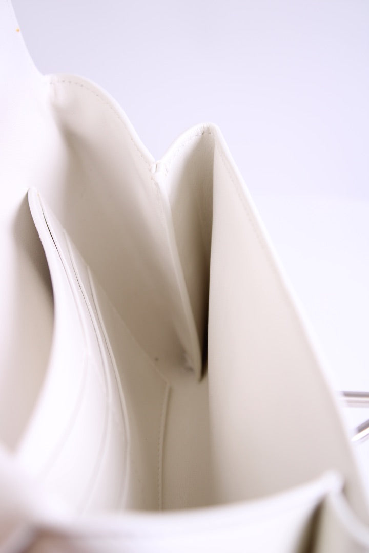 White Bottega Veneta Clutch