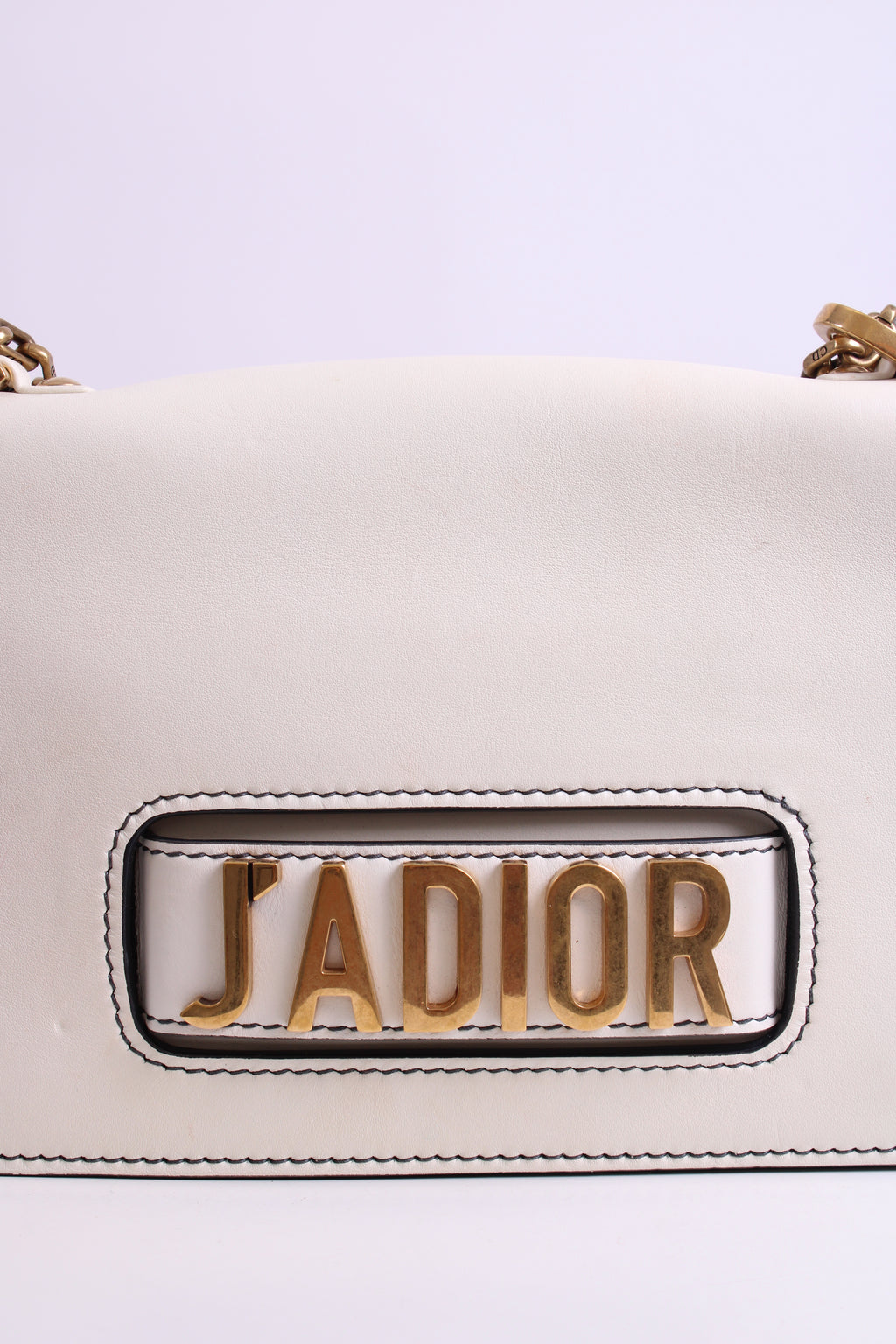 Christian Dior J'Adior Chain Flap Handbag Cream