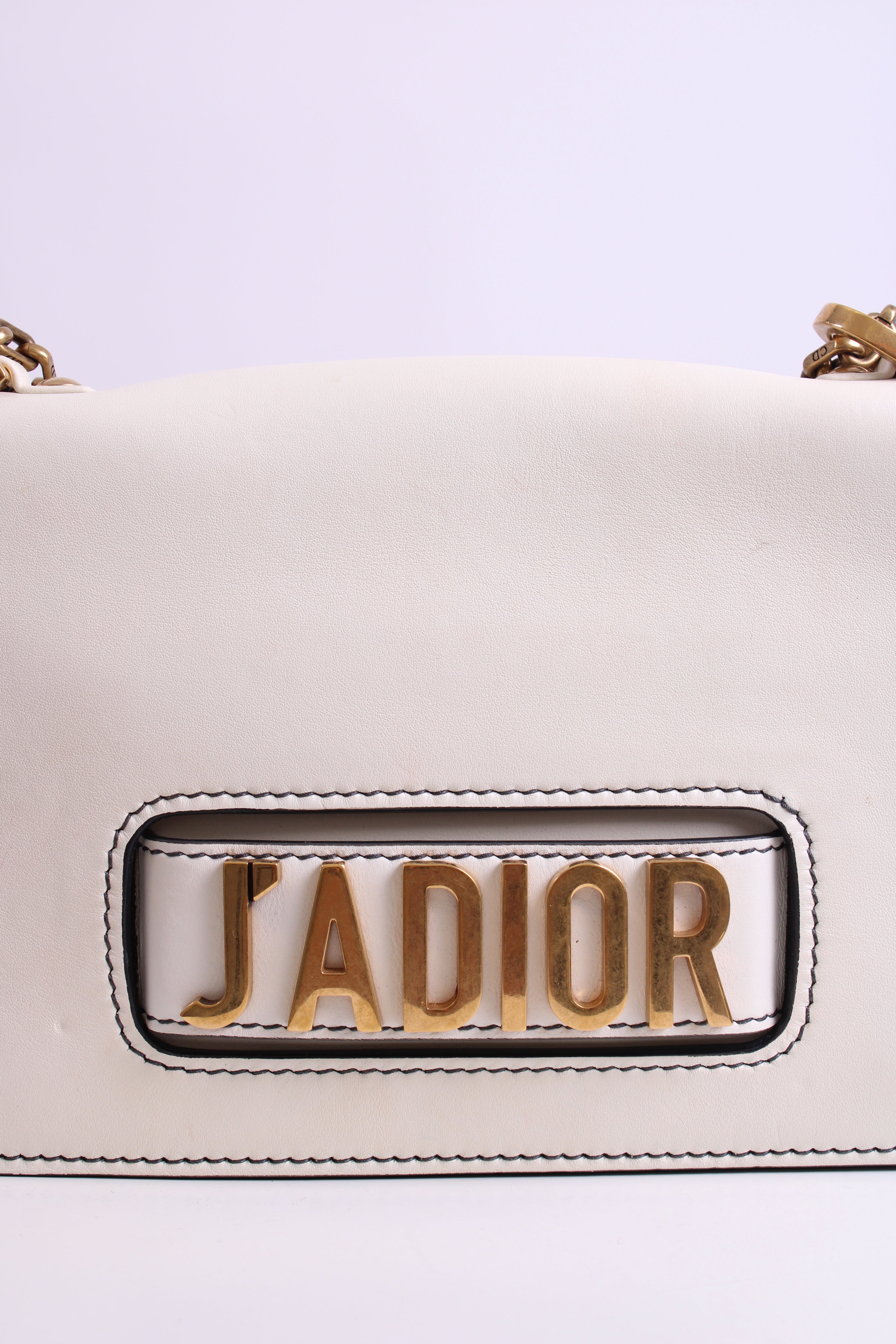 Christian Dior J'Adior Chain Flap Handbag Cream