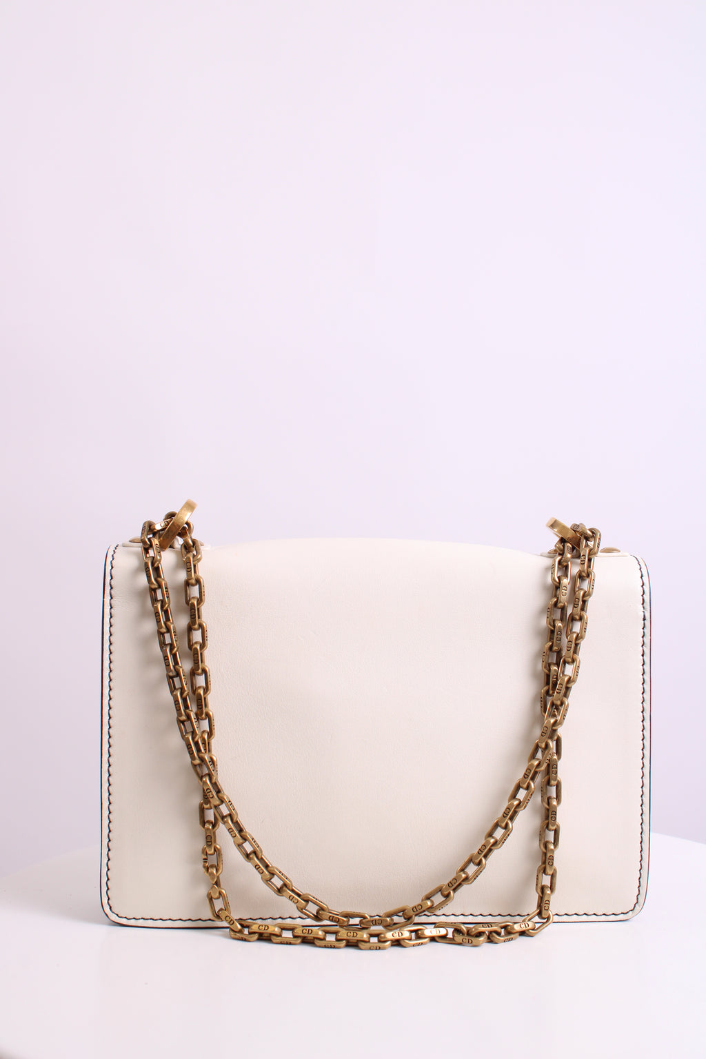 Christian Dior J'Adior Chain Flap Handbag Cream
