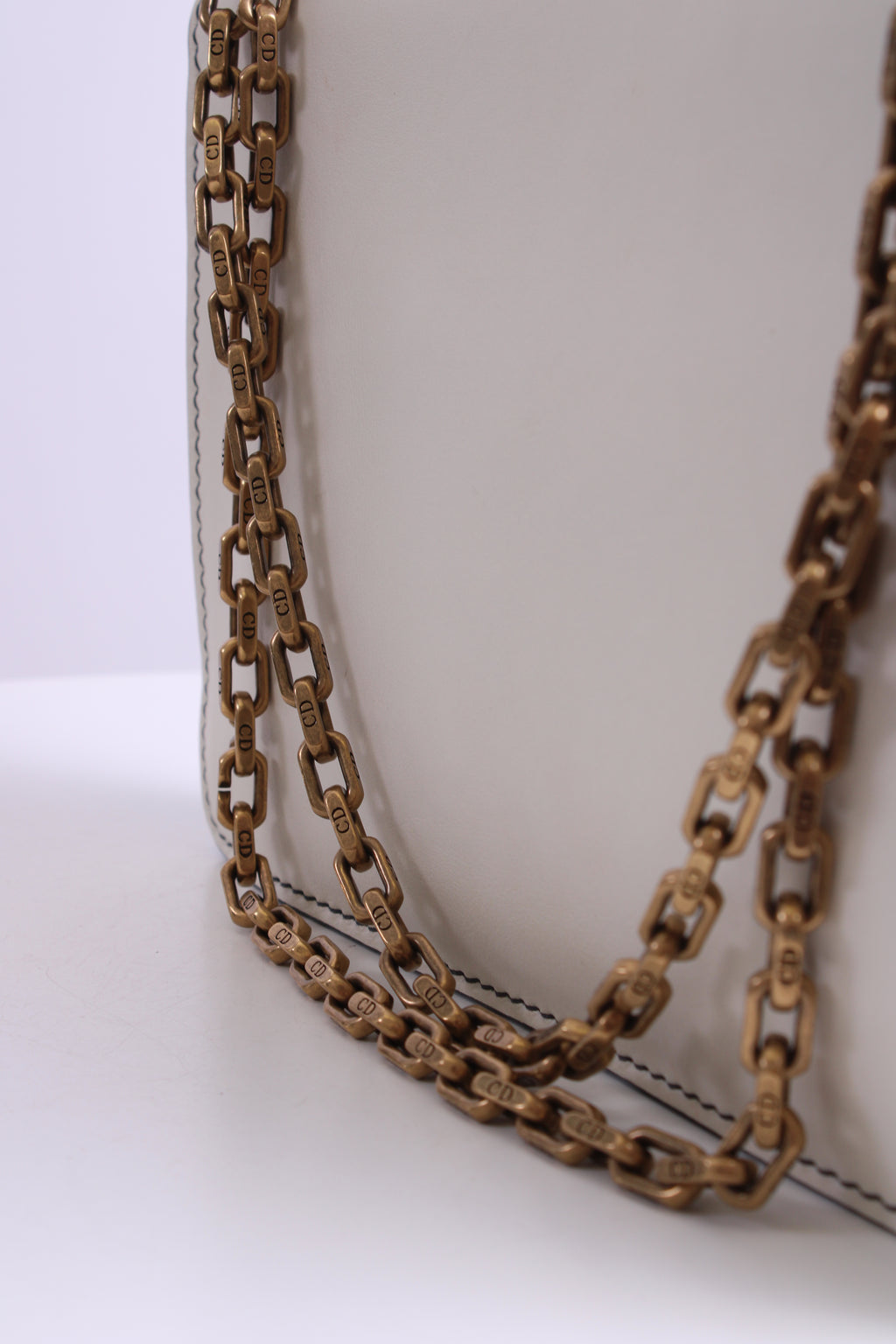 Christian Dior J'Adior Chain Flap Handbag Cream
