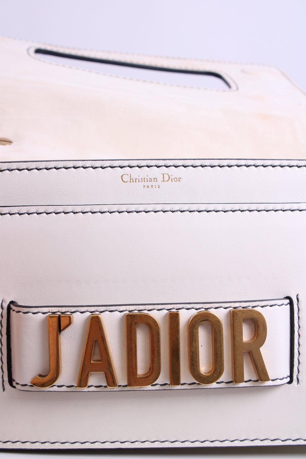 Christian Dior J'Adior Chain Flap Handbag Cream