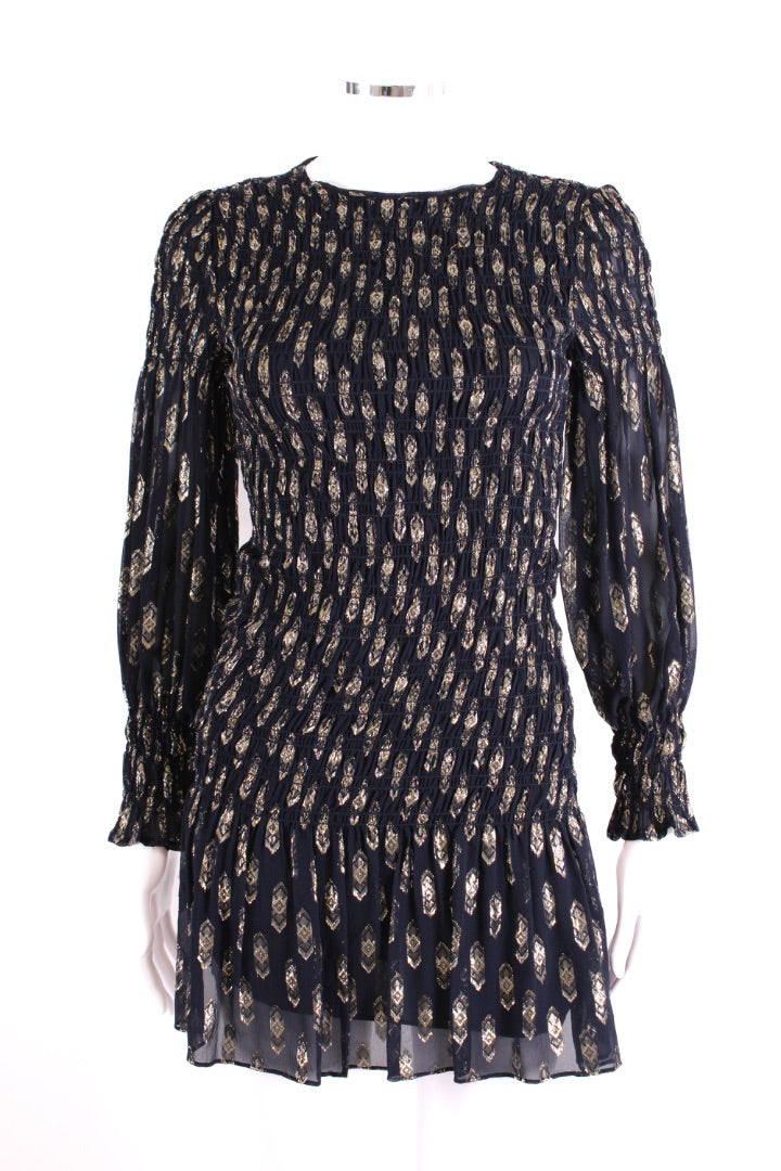 Love Shack Fancy Dress Navy XS