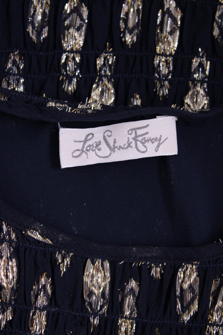 Love Shack Fancy Dress Navy XS