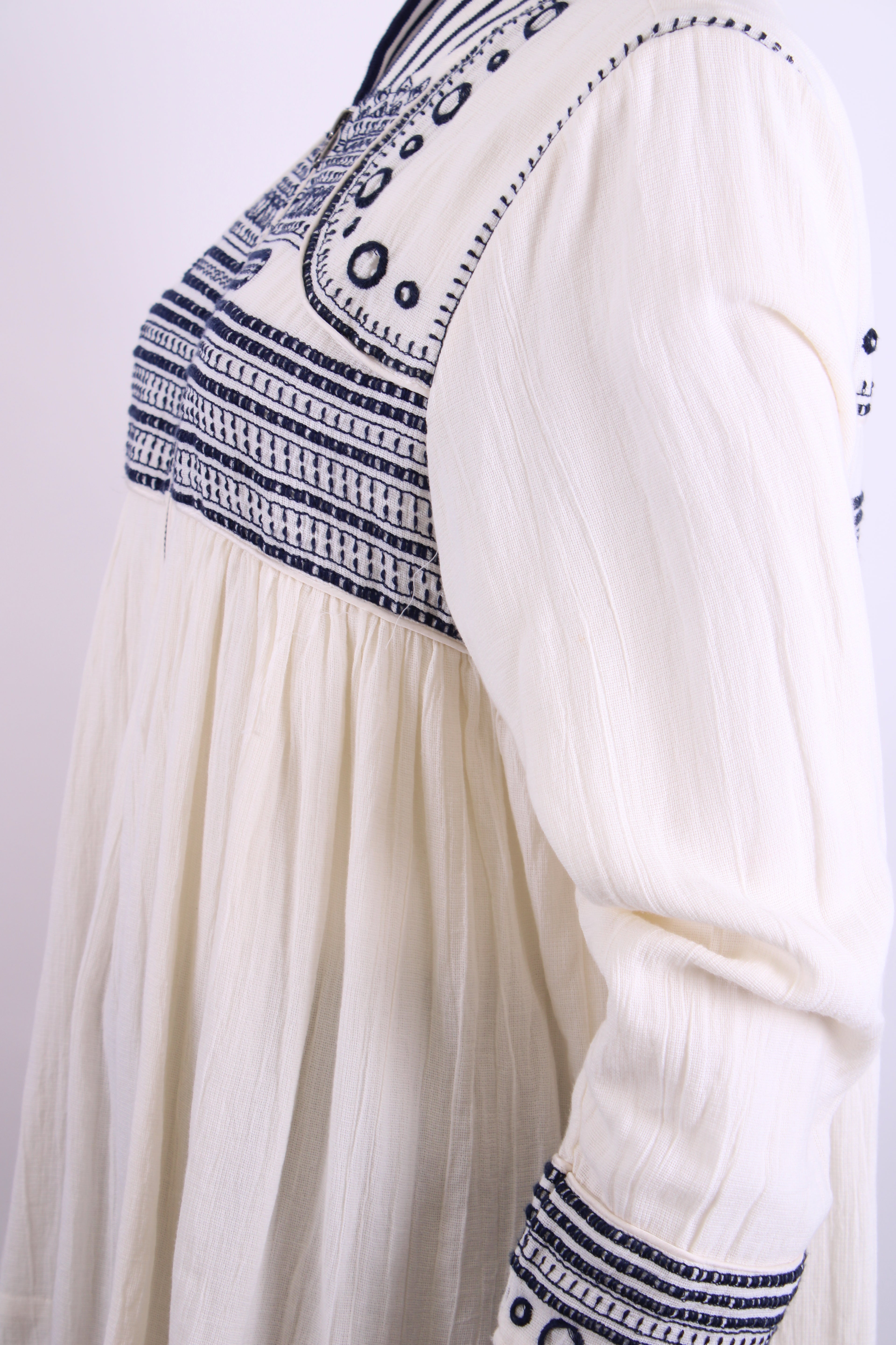Scotch & Soda L/S Embroidered Jacket Cream/ Navy 12