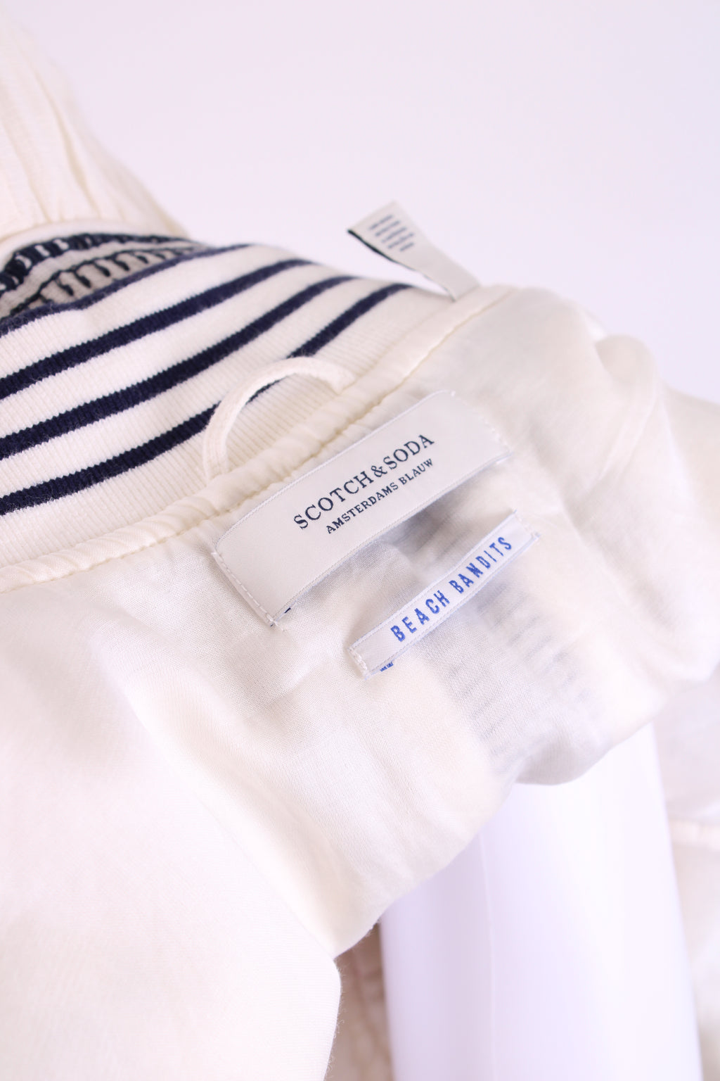 Scotch & Soda L/S Embroidered Jacket Cream/ Navy 12