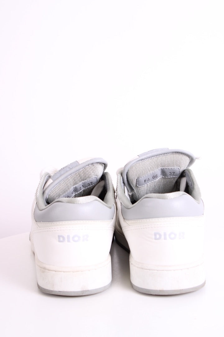 Dior B27 Trainers White/ Grey 37