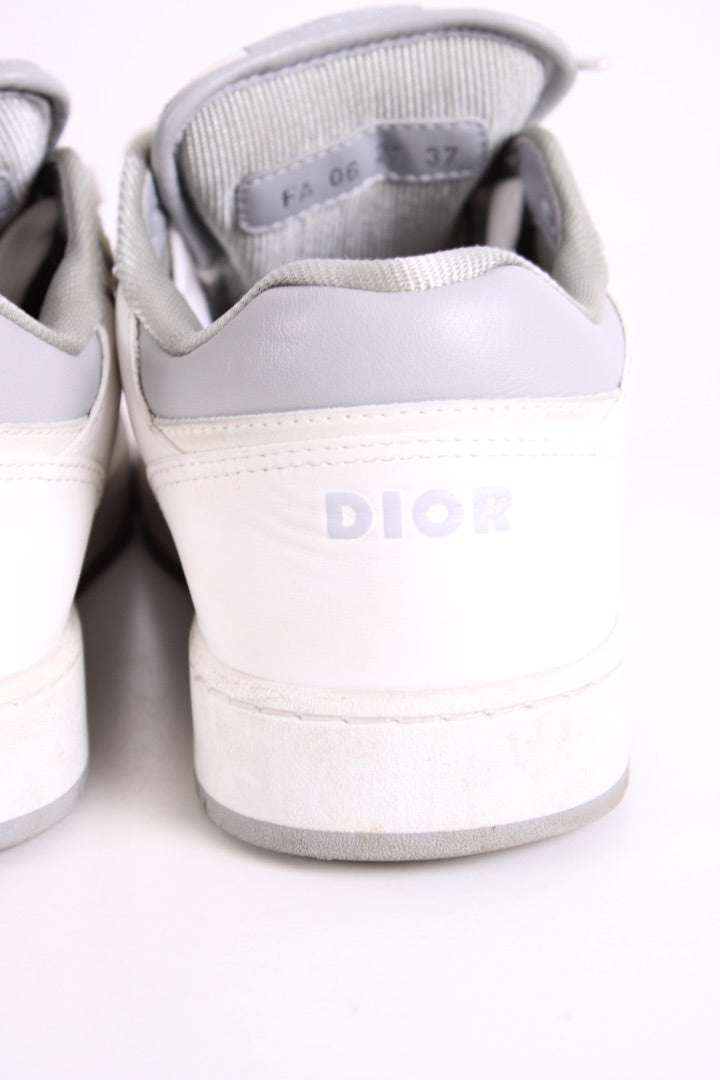 Dior B27 Trainers White/ Grey 37