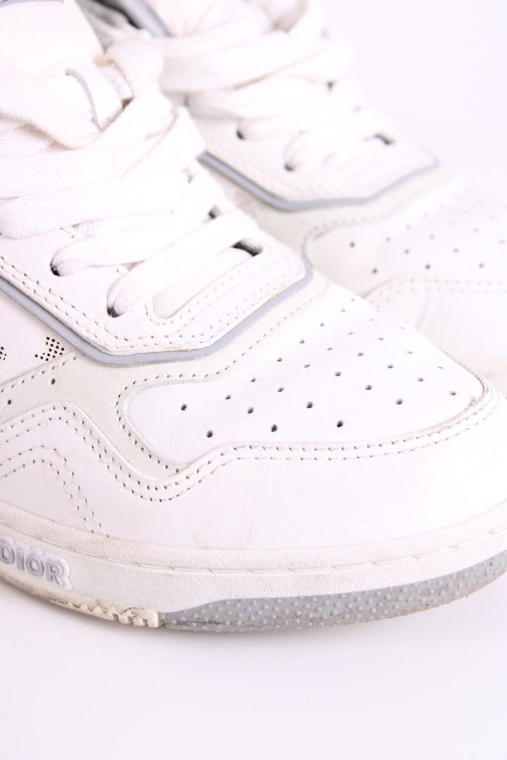 Dior B27 Trainers White/ Grey 37