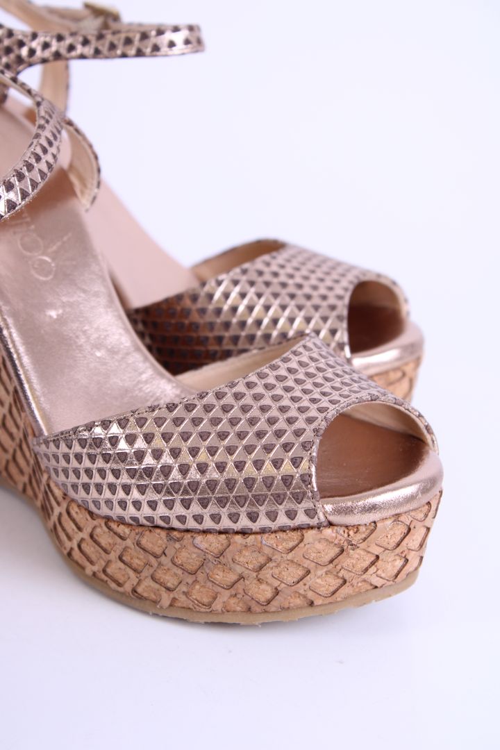 Jimmy Choo Wedges Gold 36