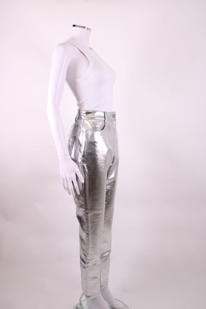 Fendi Trousers Silver 44
