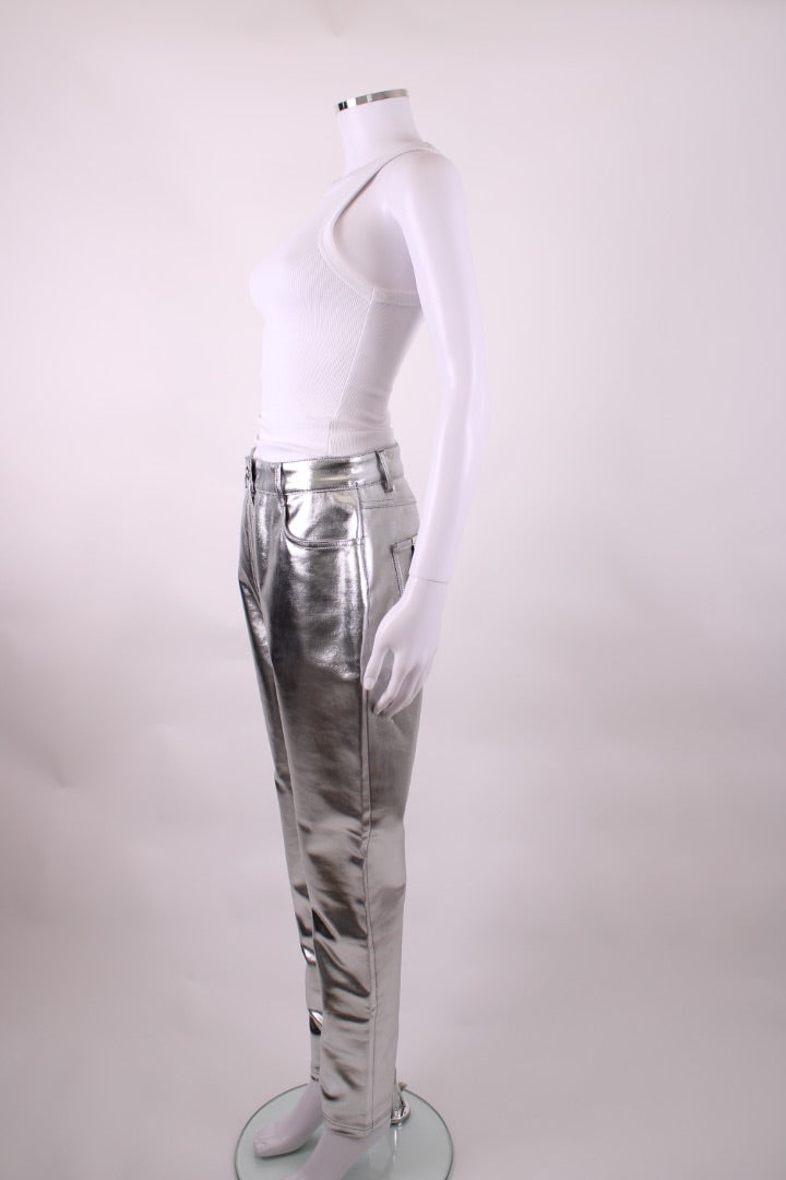 Fendi Trousers Silver 44