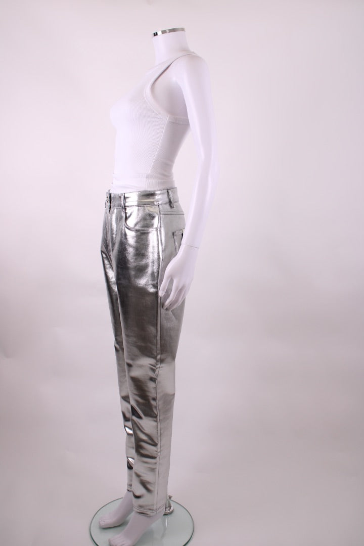 Fendi Trousers Silver 44