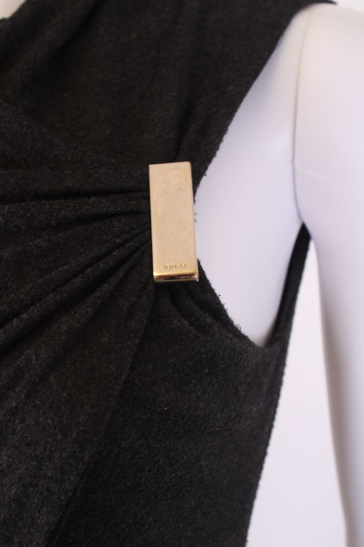 Gucci S/S Knit Top Grey S