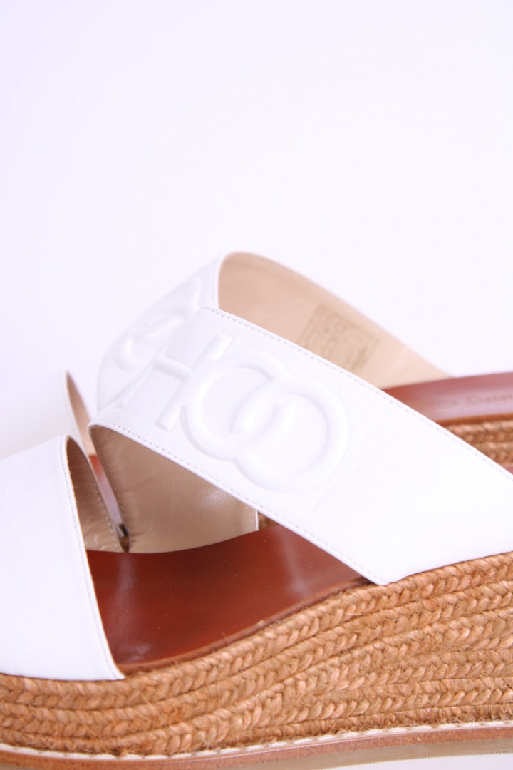 Jimmy Choo Sandals White 38 1/2